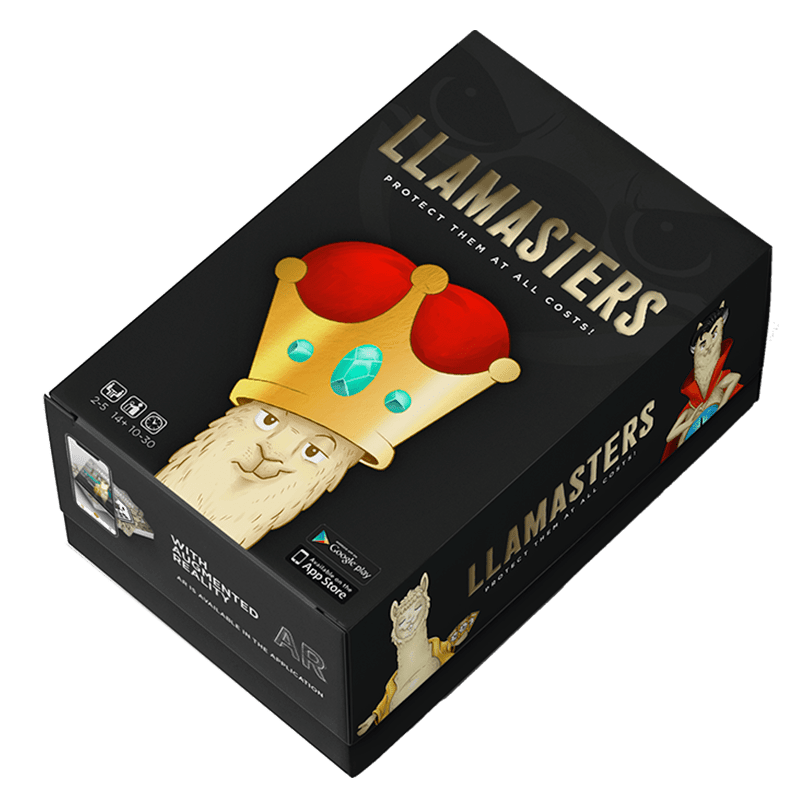 Llamasters card game
